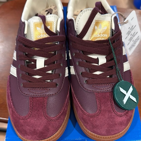 Adidas Samba Maroon Women’s Shoes - Picture 3 of 5